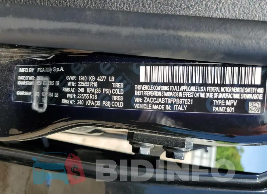ZACCJABT9FPB97521 Photo# 12