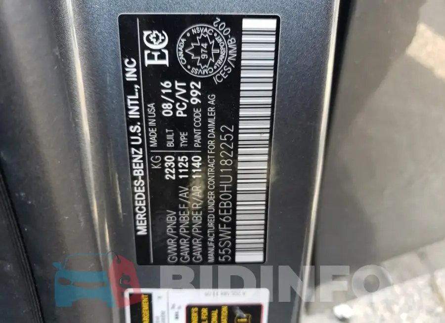 55SWF6EB0HU182252 Photo# 12