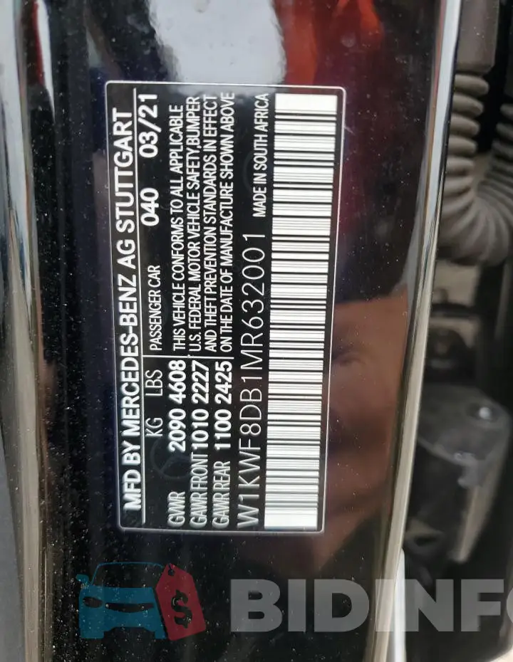 W1KWF8DB1MR632001 Photo# 13