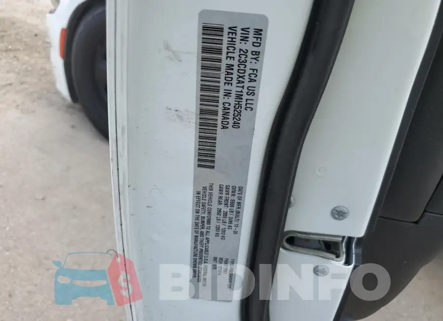 2C3CDXAT1MH525240 Photo# 12