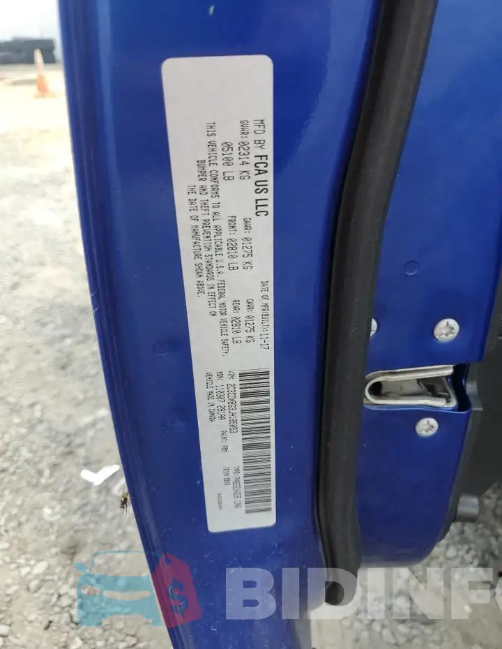 2C3CDXBG3JH185053 Photo# 12