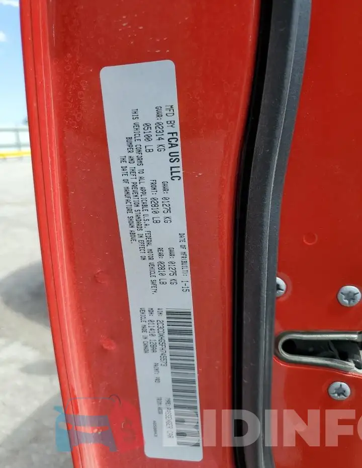 2C3CDXHG5FH745573 Photo# 12