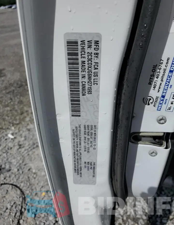 2C3CDXJG6NH271593 Photo# 12