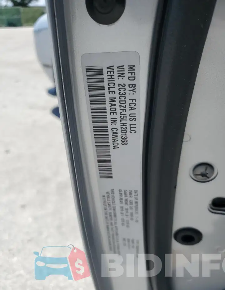2C3CDZFJ5LH201368 Photo# 12
