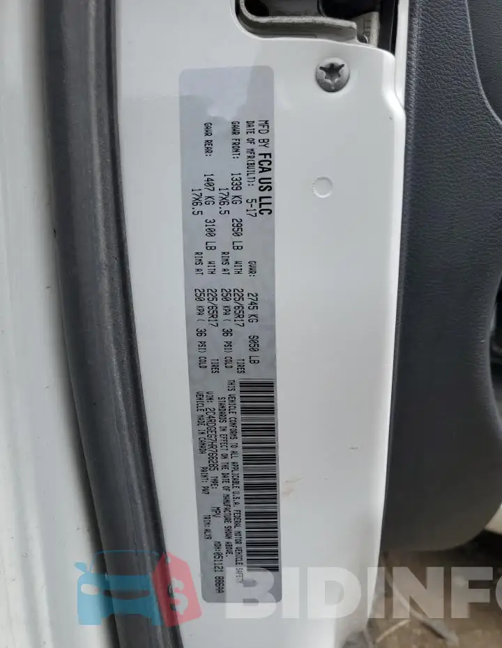 2C4RDGEG7HR766285 Photo# 13