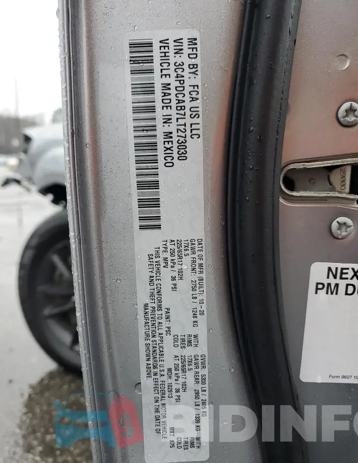 3C4PDCAB7LT273030 Photo# 13