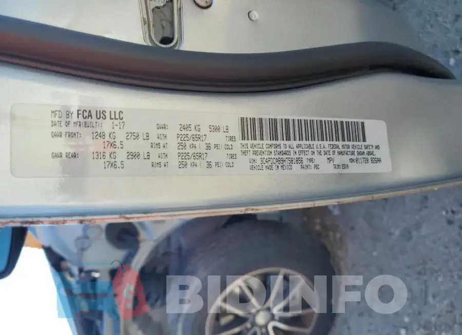 3C4PDCAB9HT581856 Photo# 14