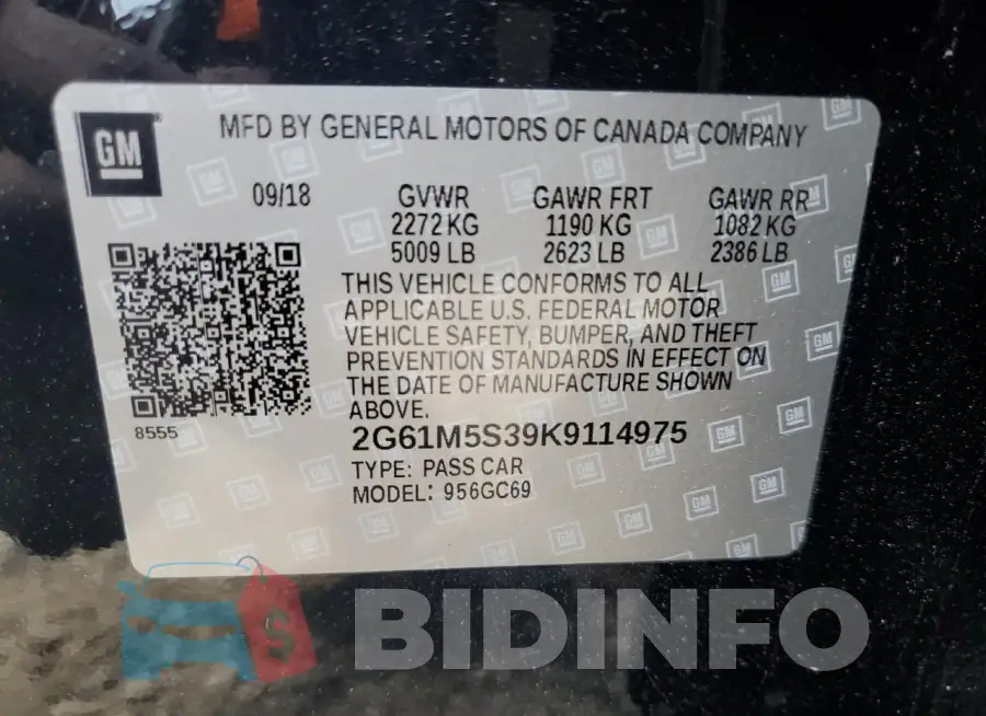 2G61M5S39K9114975 Photo# 13
