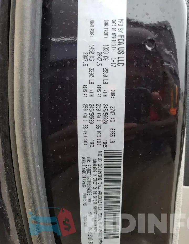 2C4RC1GG2HR684302 Photo# 14