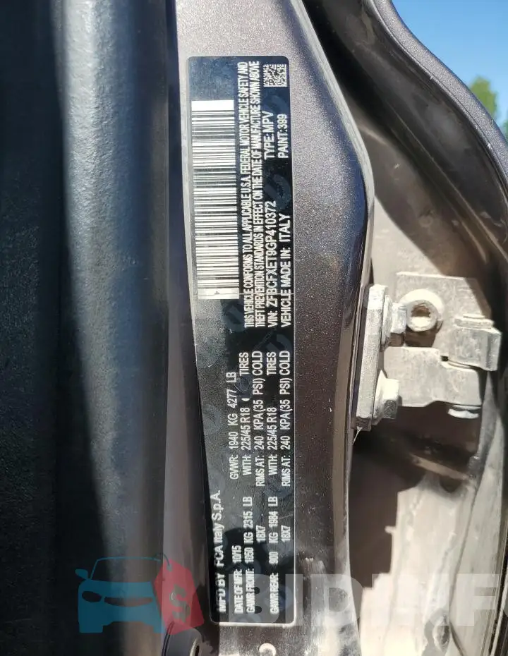 ZFBCFXET9GP410372 Photo# 13