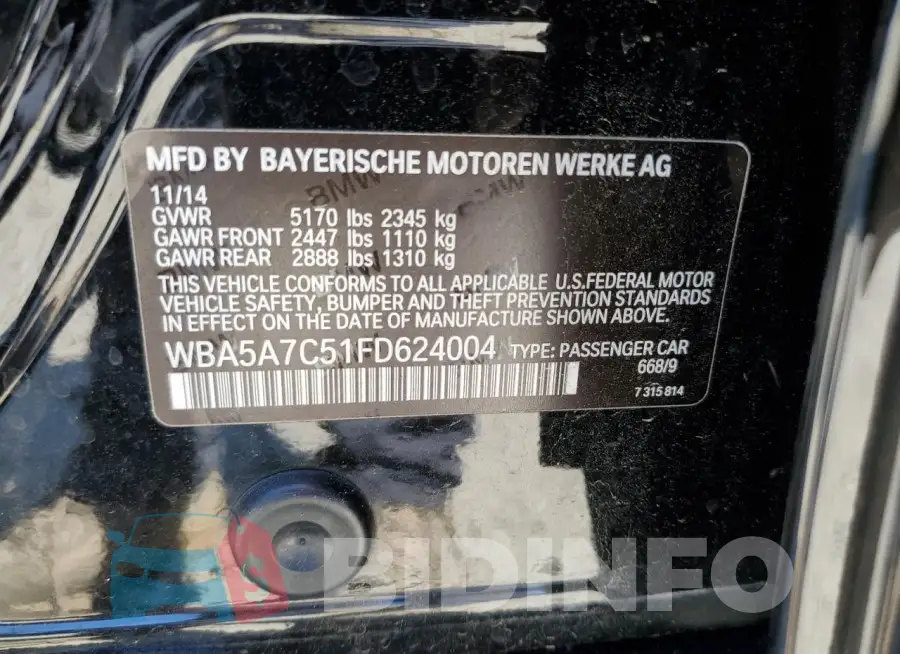WBA5A7C51FD624004 Photo# 12