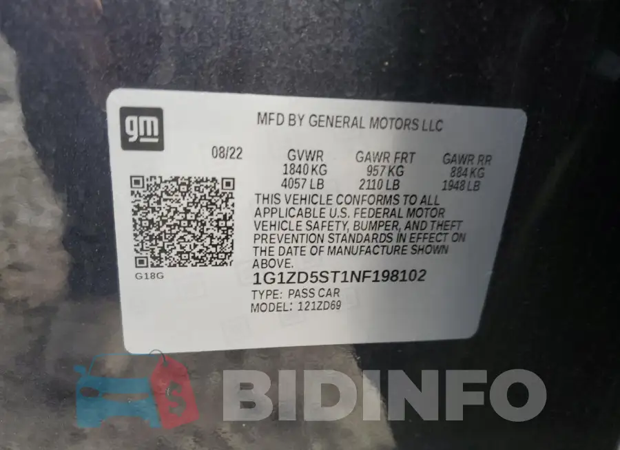 1G1ZD5ST1NF198102 Photo# 12