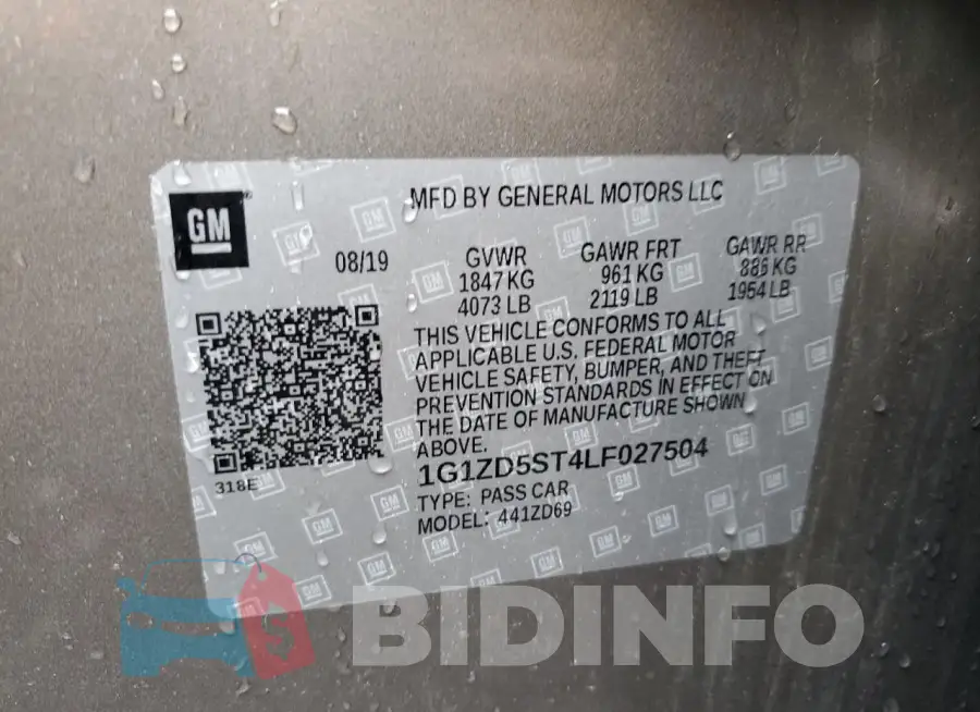 1G1ZD5ST4LF027504 Photo# 12
