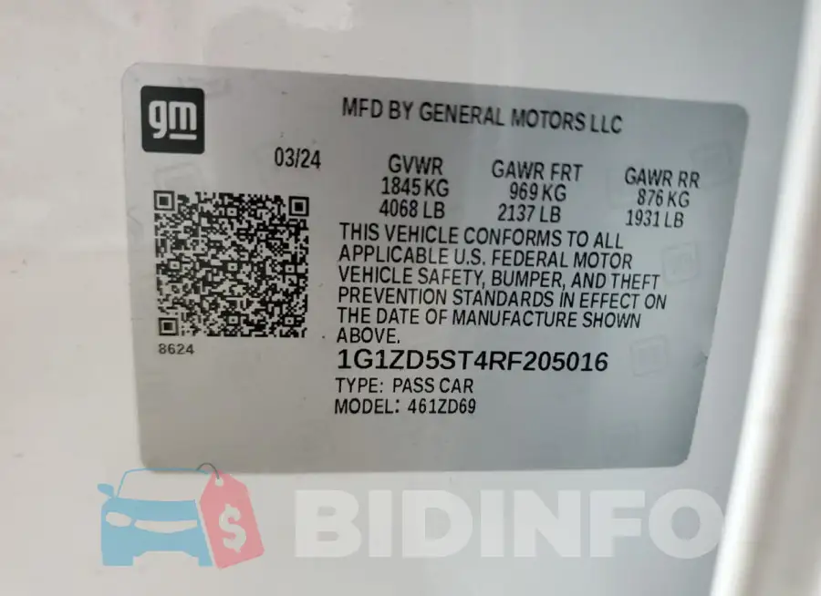 1G1ZD5ST4RF205016 Photo# 13
