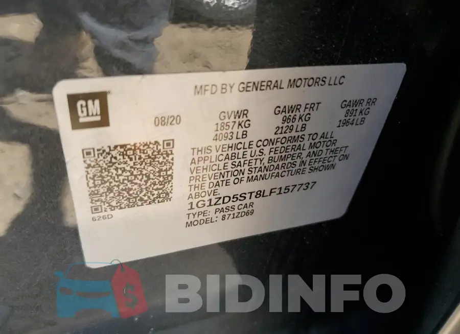 1G1ZD5ST8LF157737 Photo# 12