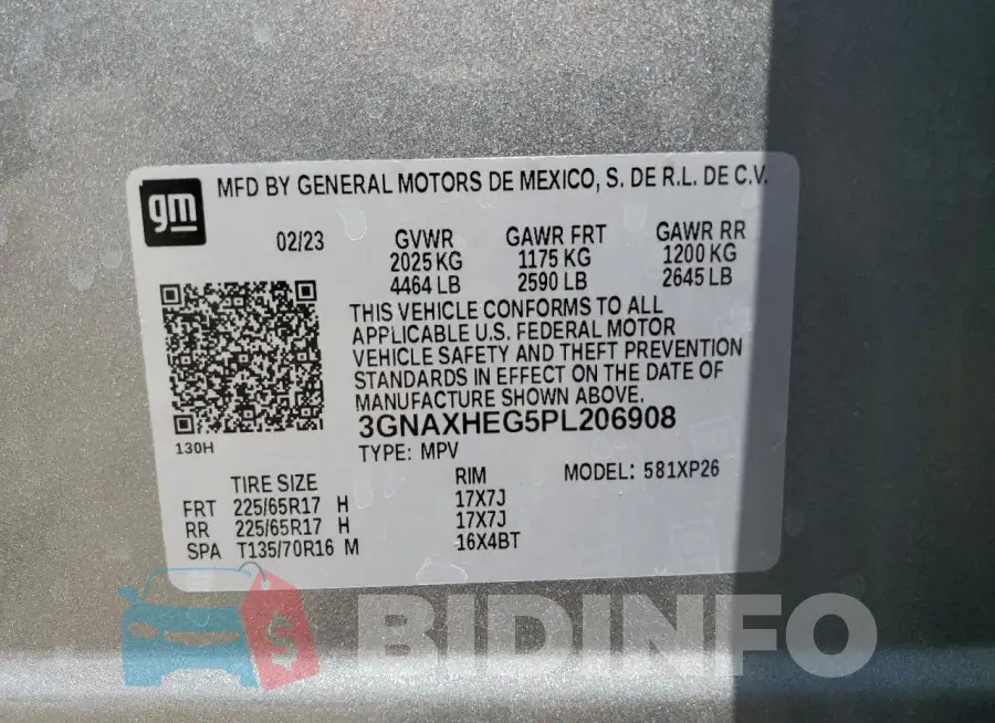 3GNAXHEG5PL206908 Photo# 13
