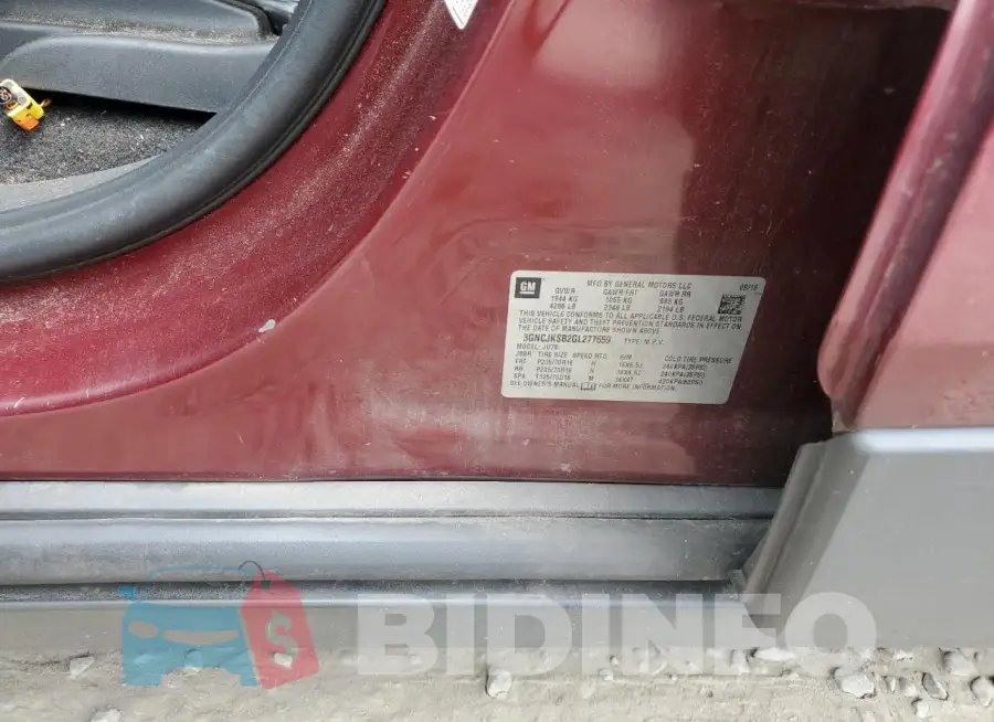 3GNCJKSB2GL277659 Photo# 12