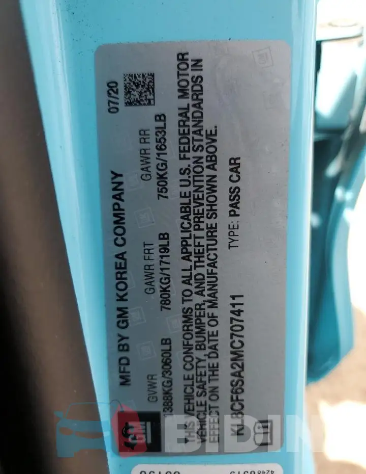 KL8CF6SA2MC707411 Photo# 12