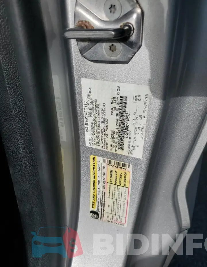 1FA6P8TH2F5409771 Photo# 12
