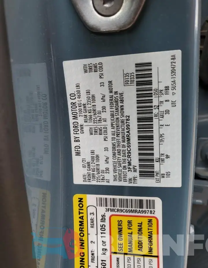 3FMCR9C69MRA99782 Photo# 12