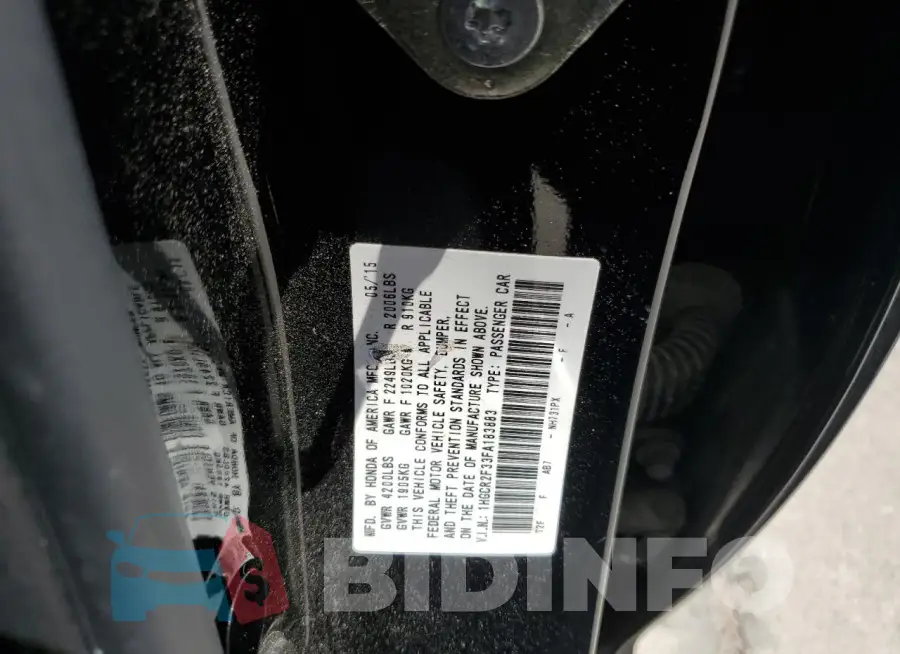 1HGCR2F33FA183883 Photo# 12