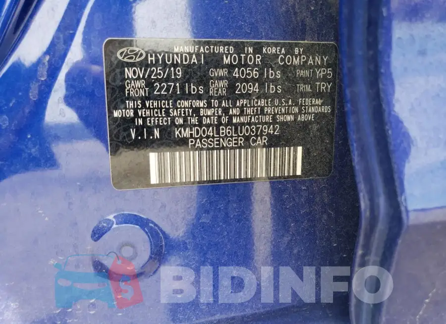 KMHD04LB6LU037942 Photo# 12