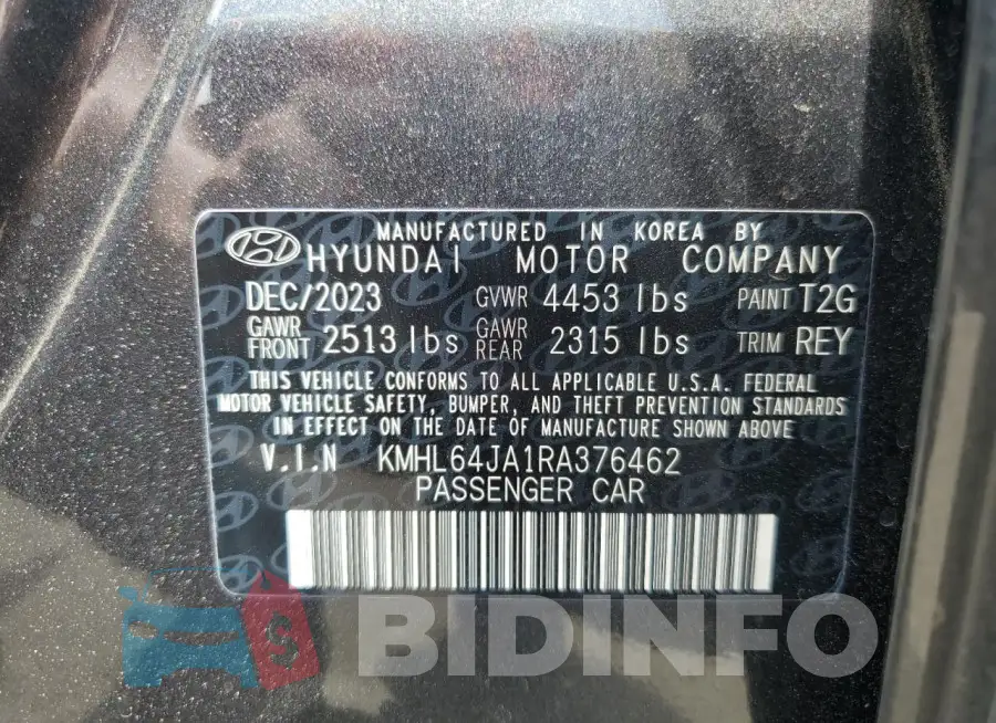 KMHL64JA1RA376462 Photo# 12