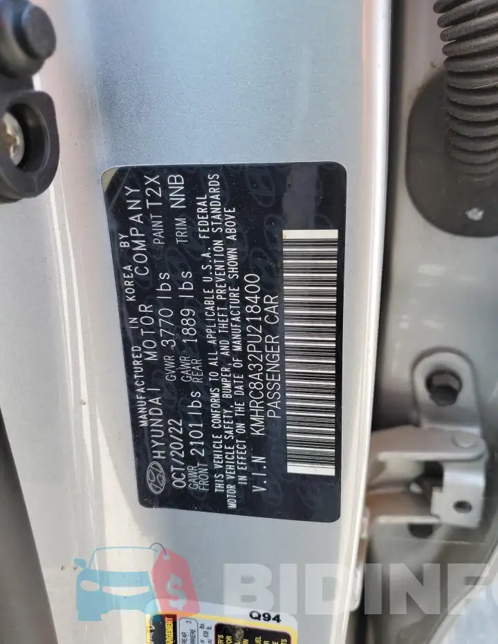 KMHRC8A32PU218400 Photo# 13