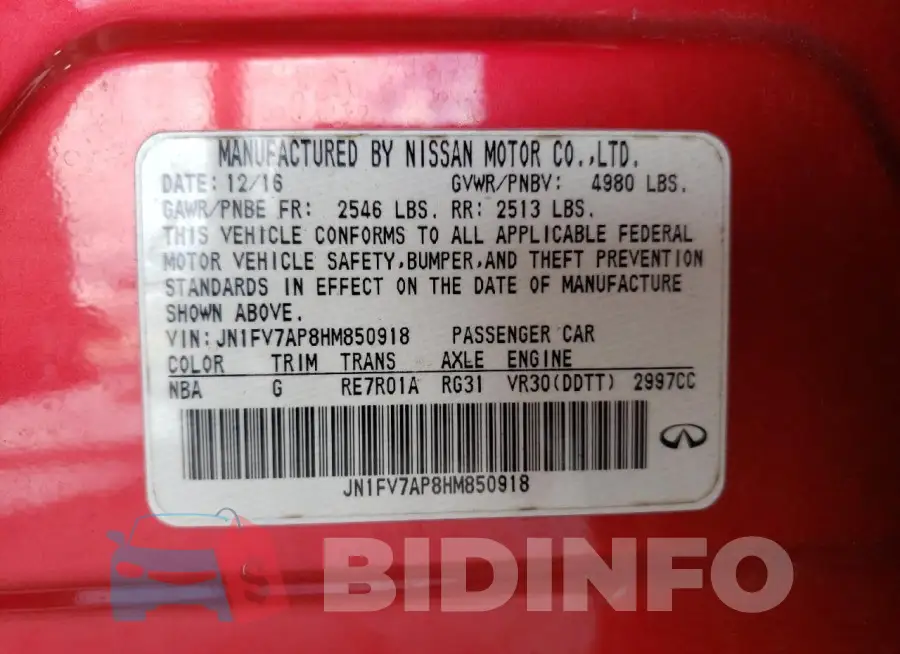 JN1FV7AP8HM850918 Photo# 12