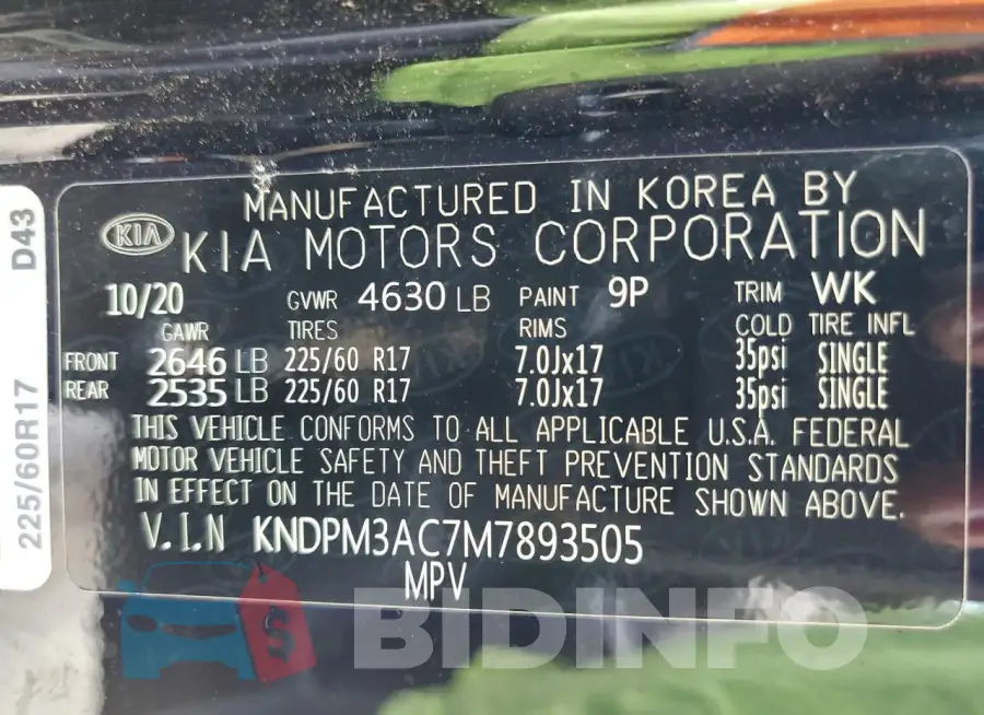 KNDPM3AC7M7893505 Photo# 13