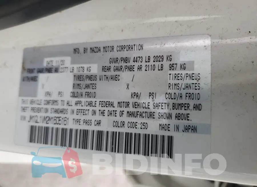 JM1GL1VM2M1605161 Photo# 13