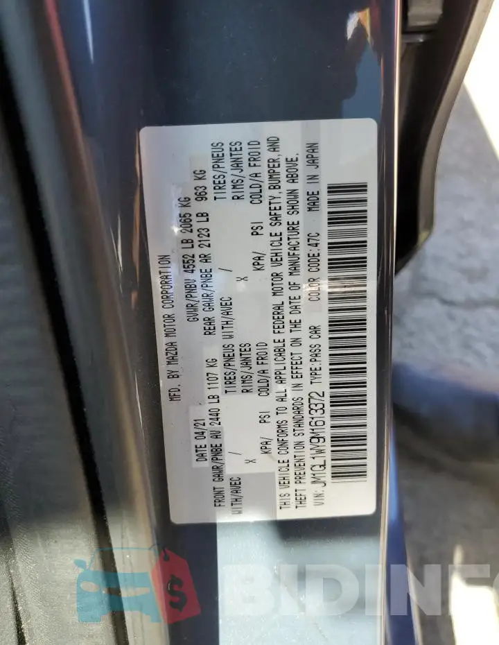 JM1GL1WY9M1613372 Photo# 12