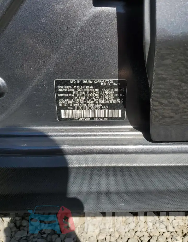 JF2GTHMCXM8381552 Photo# 13
