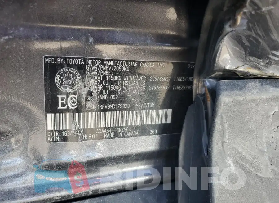 2T3R1RFV9MC179878 Photo# 13