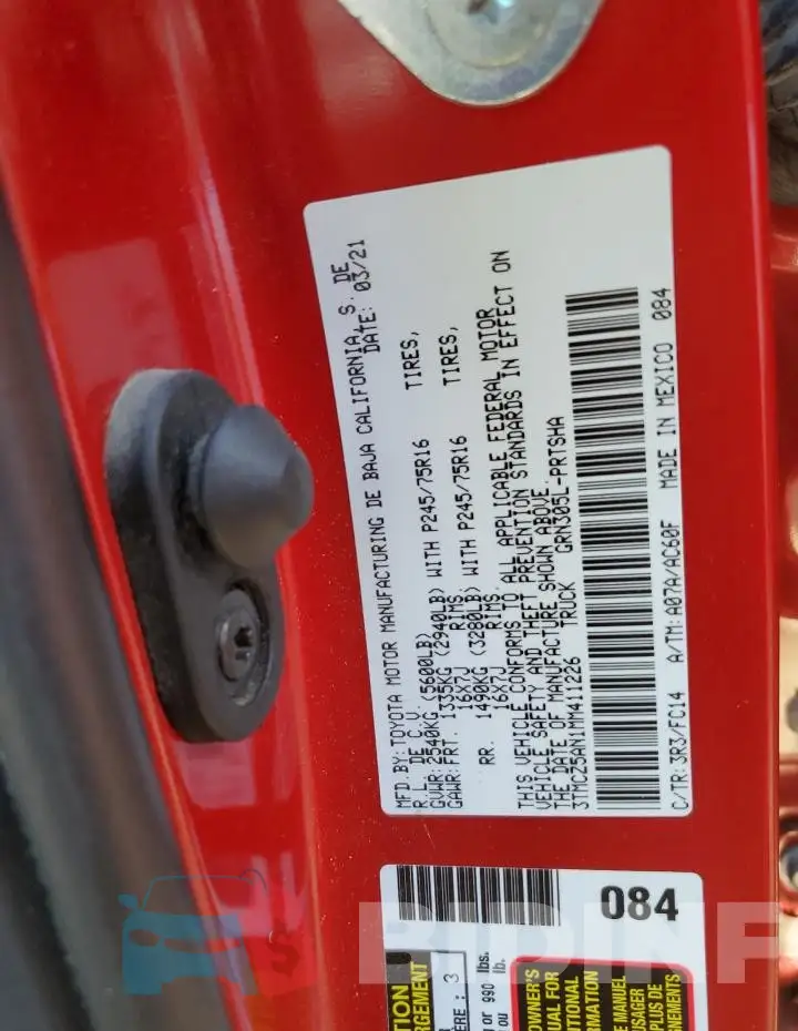 3TMCZ5AN1MM411226 Photo# 12