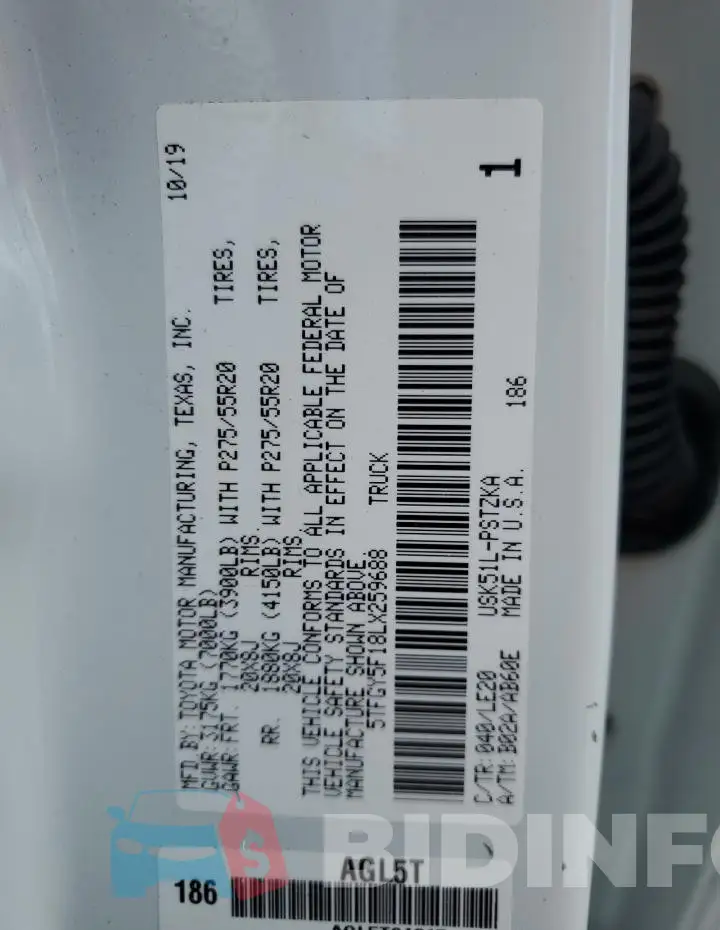 5TFGY5F18LX259688 Photo# 13