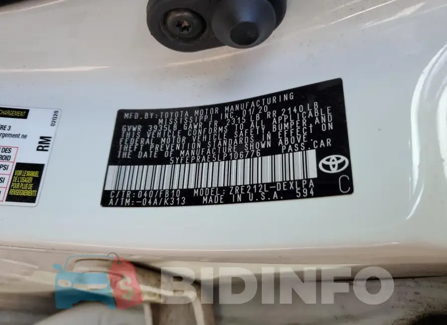5YFEPRAE5LP106776 Photo# 12