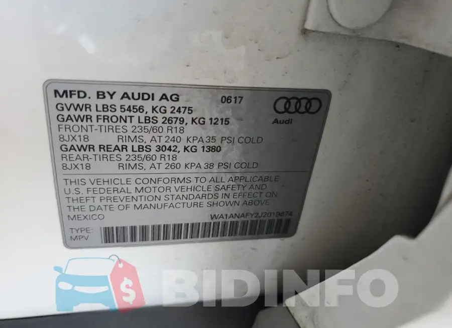 WA1ANAFY2J2019674 Photo# 12