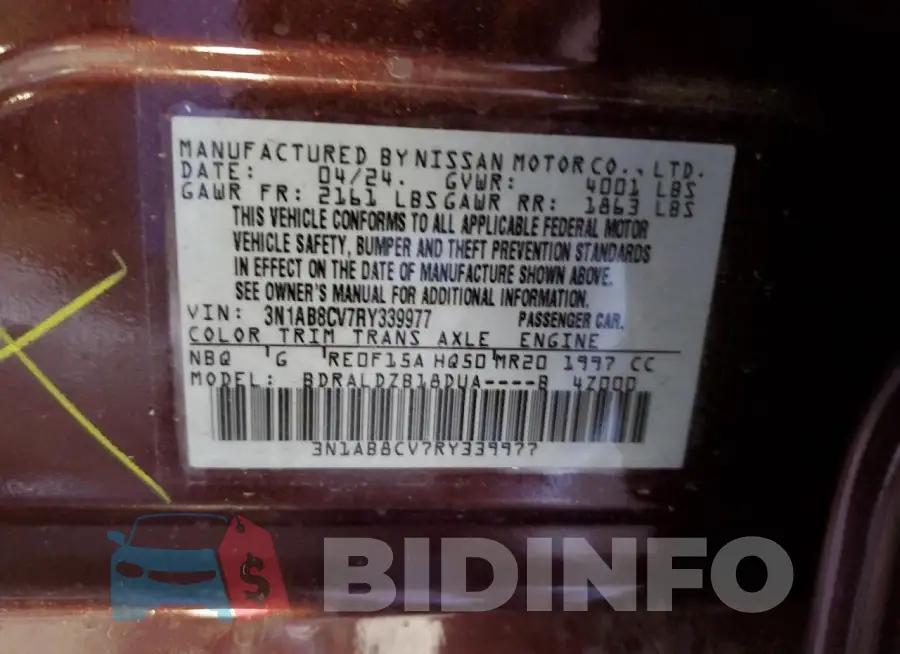 3N1AB8CV7RY339977 Photo# 13