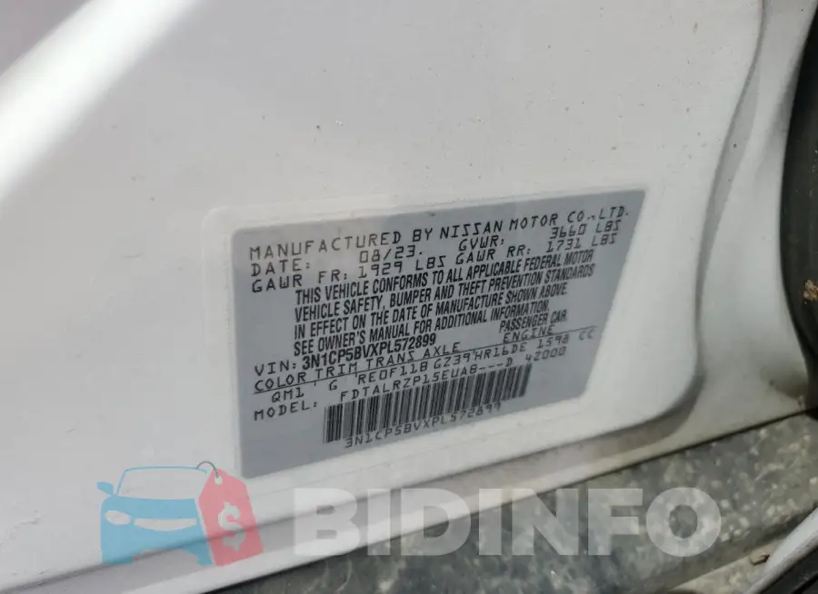 3N1CP5BVXPL572899 Photo# 12