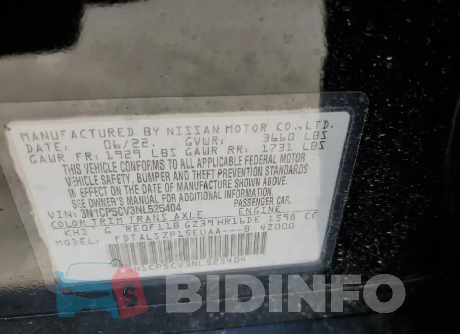 3N1CP5CV3NL525404 Photo# 13
