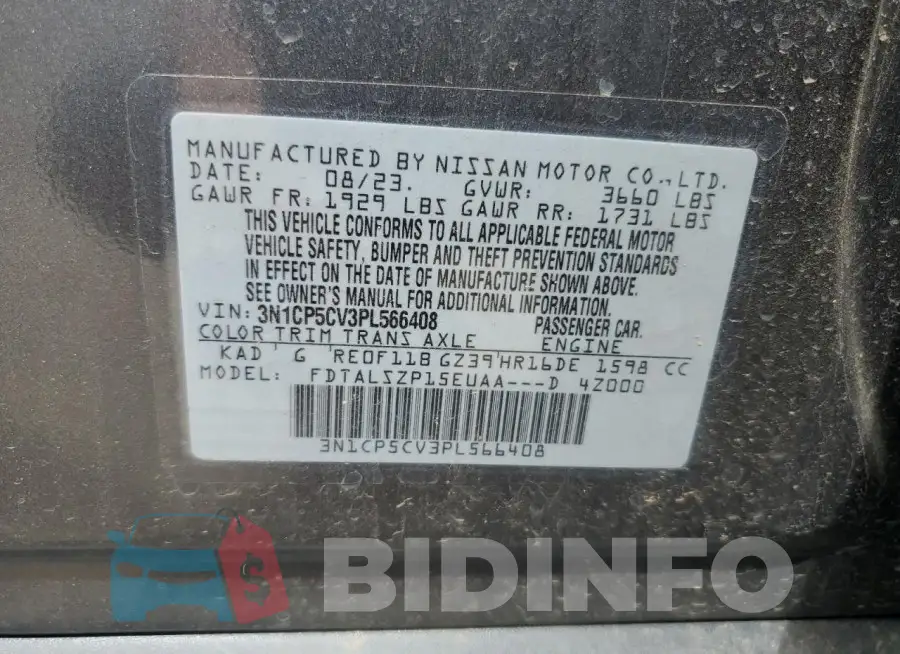 3N1CP5CV3PL566408 Photo# 12