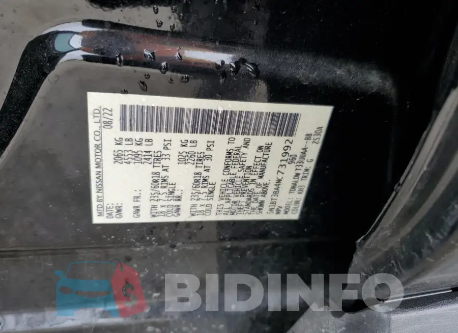 5N1BT3BA4NC731992 Photo# 13