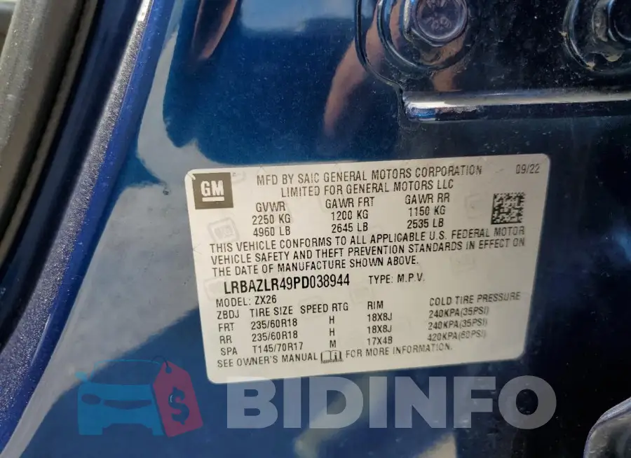LRBAZLR49PD038944 Photo# 13