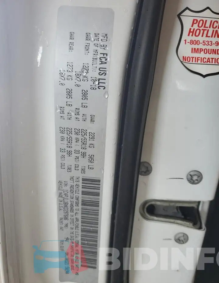 1C4PJLDBXKD297606 Photo# 14