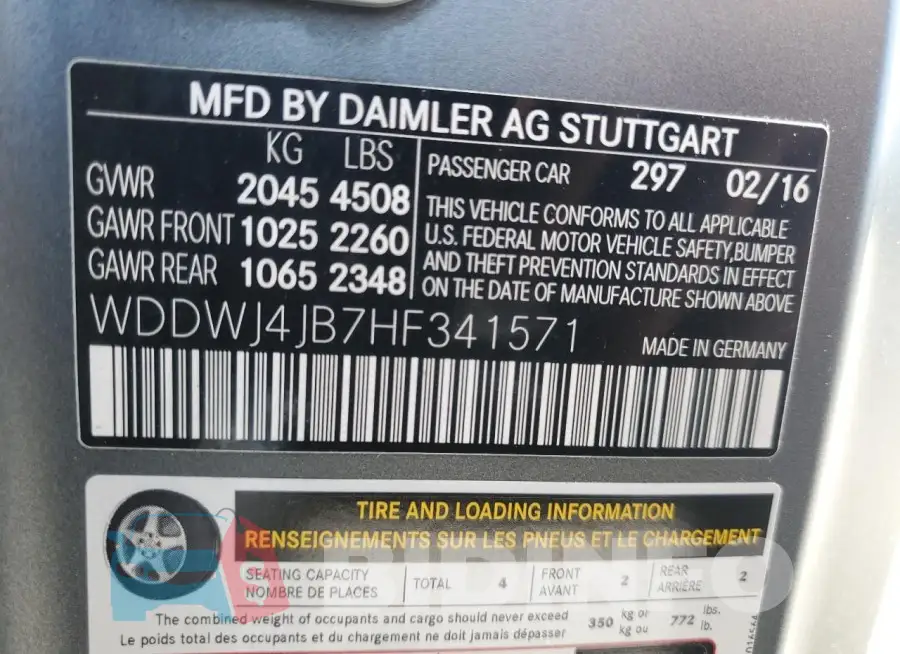 WDDWJ4JB7HF341571 Photo# 13