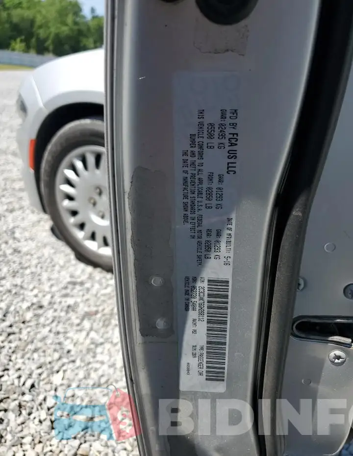 2C3CDXKT6GH268112 Photo# 12