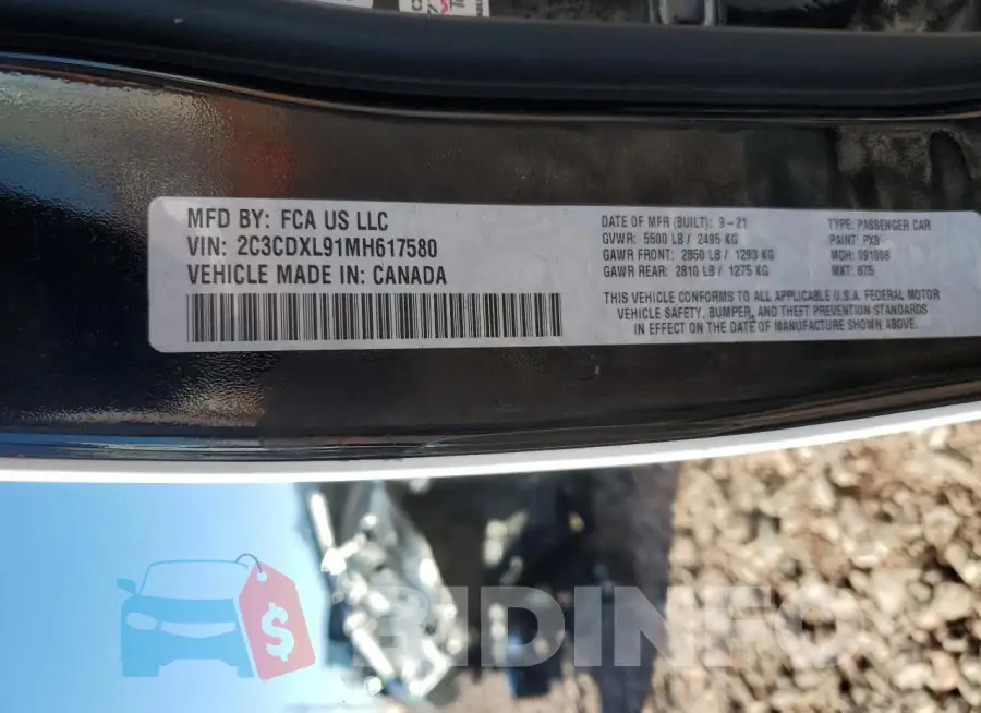 2C3CDXL91MH617580 Photo# 12