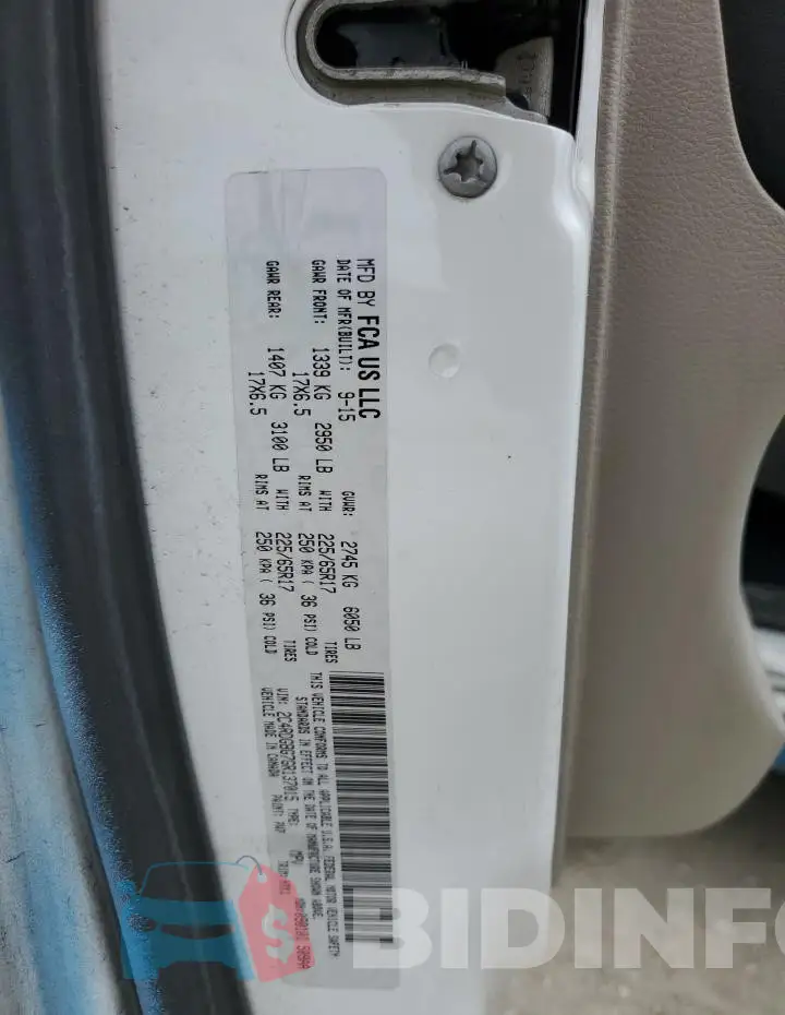 2C4RDGBG7GR137015 Photo# 13