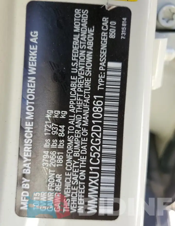 WMWXU1C52G2D10861 Photo# 12